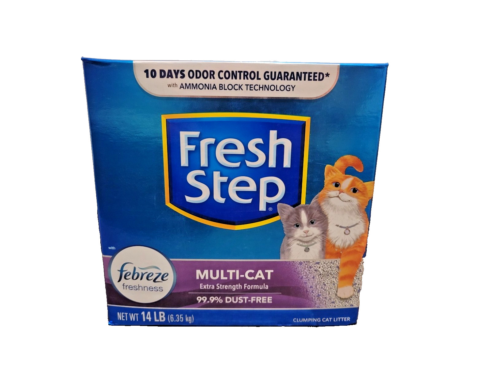 Fresh Step Multi-Cat Clumping Cat Litter with Activated Char