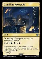 Crumbling Necropolis 0268 Non Foil Uncommon Doctor Who Commander MTG Near Mint