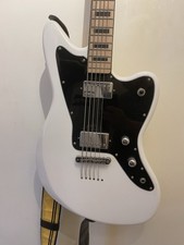 Sub Zero VI Baritone Electric Guitar in White 30inch scale length
