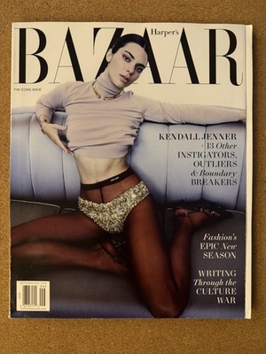 Harper s Bazaar US Magazine Kendall Jenner September 2023 Vintage USA Fashion 