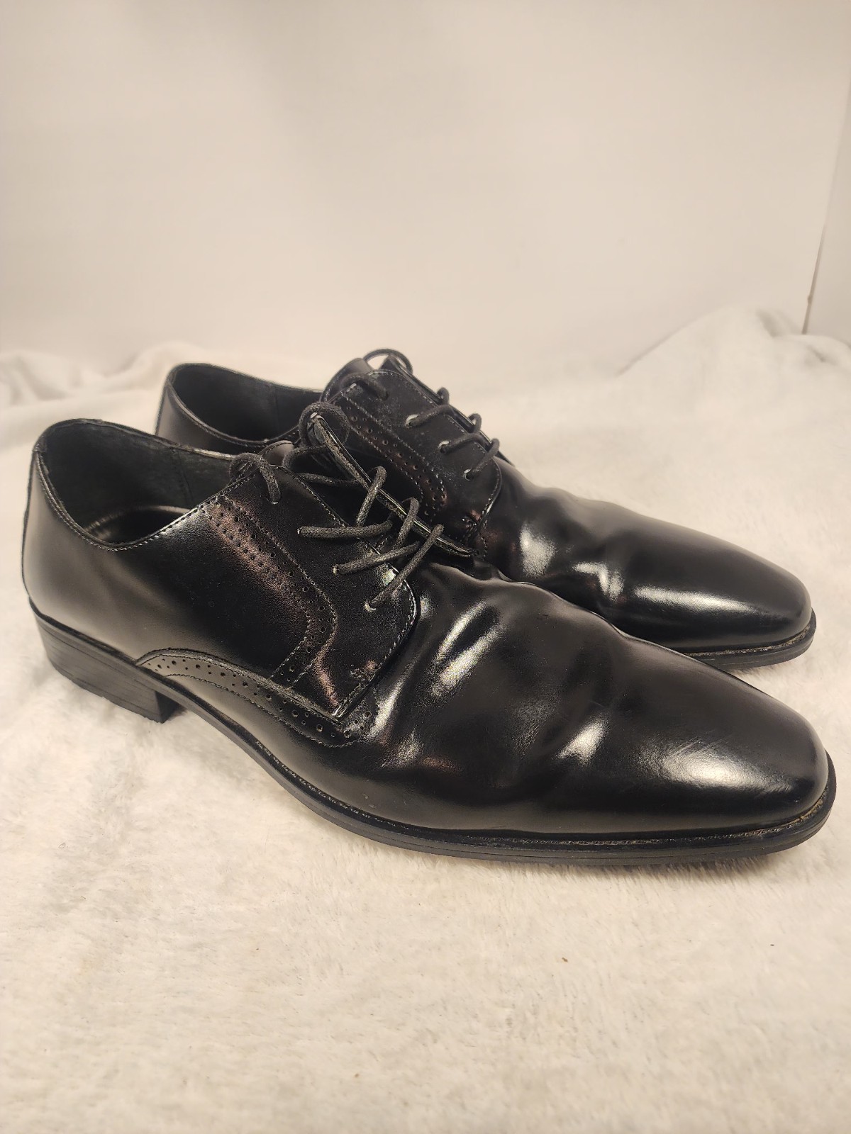 SAOLA Oxford Stacy Adams Ardell antiscivolo punta liscia nero (20162 001) taglia 14M