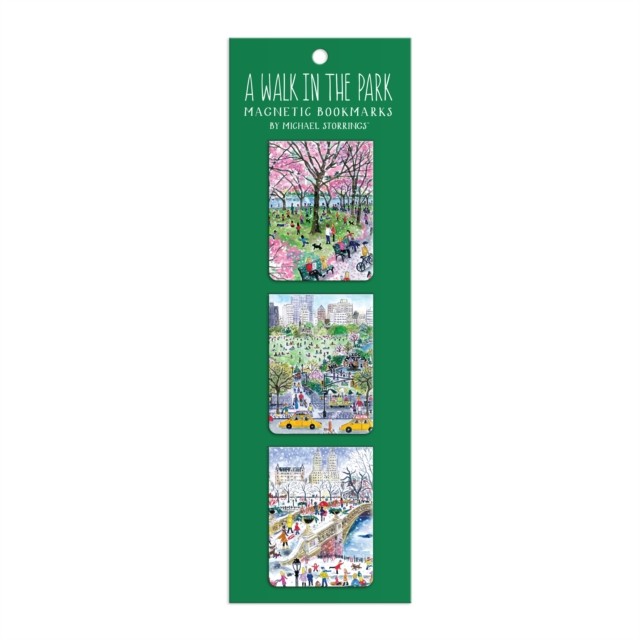 Michael Storrings Walk in the Park Magnetic Bookmarks by Galison (Bookmark)