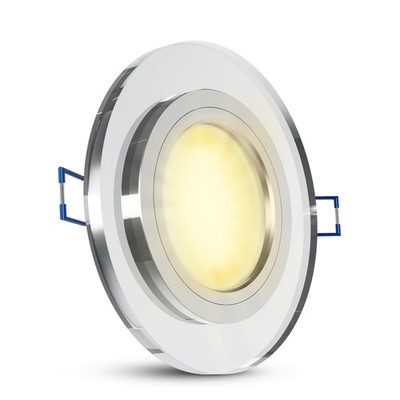 Einbauspot ALINA rund klar mit LED-Modul 4W 3CCT drei Lichtfarben Deckenlampe 