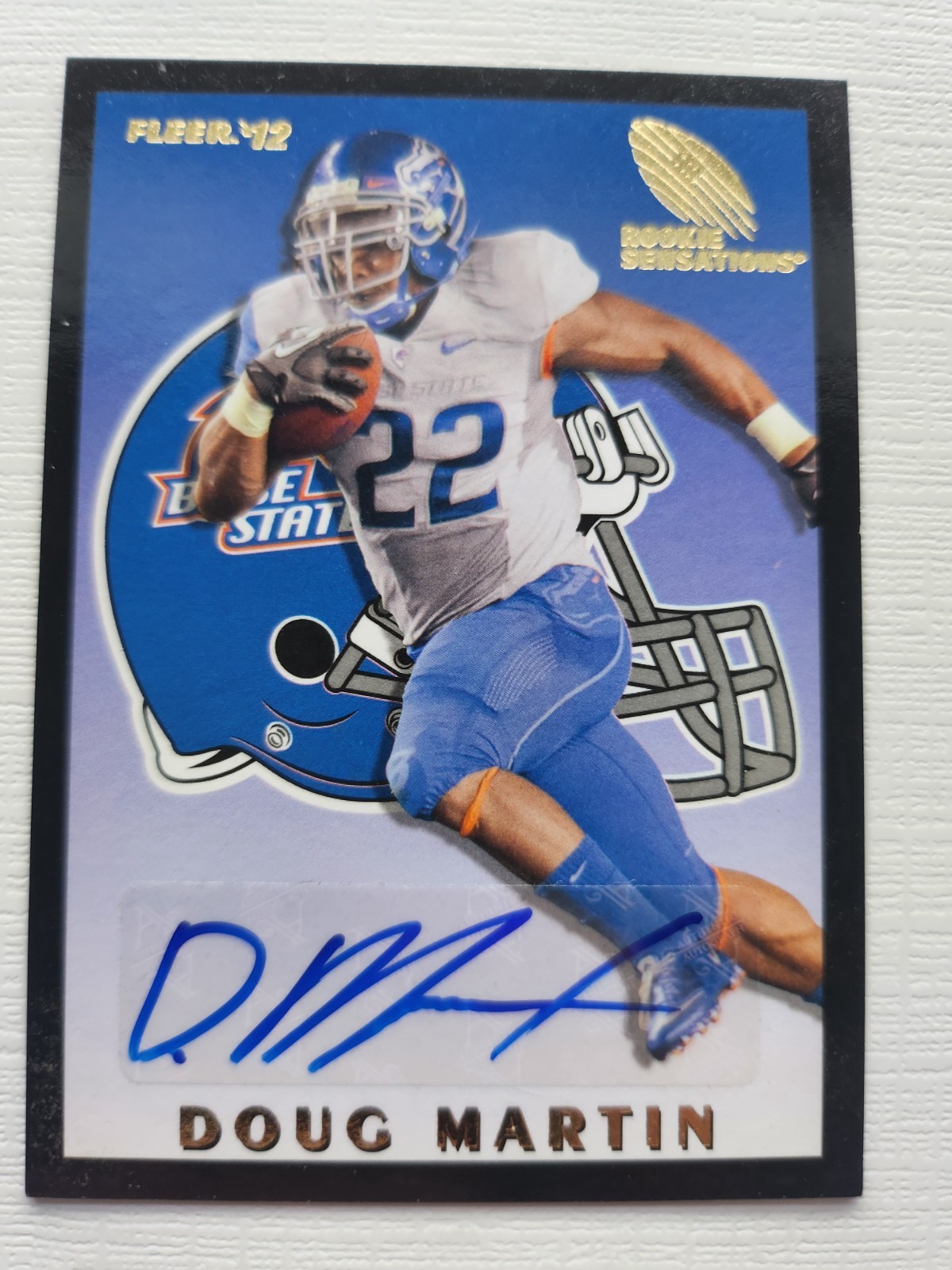 Doug Martin Fleer Retro Rookie Sensations #RS7 Autograph