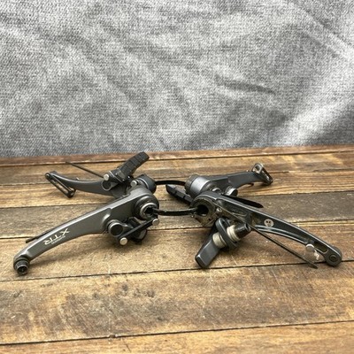 Vintage Shimano XTR BR-M950 V-Brakes Set Front Rear Parallel-Push