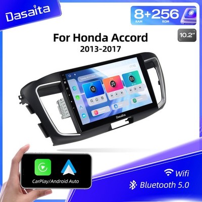 Dasaita Android 13 Car Sterep for Honda Accord 2013-2017 10.2'' CarPlay 4G LTE