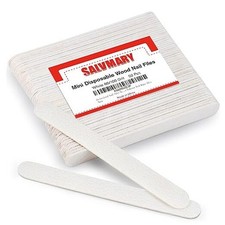 Professional Nail Files Double Sided Emery Board 80/100 Grit for Poly 50 Count