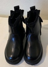 Girls Zip Up Boots Size 30 12.5