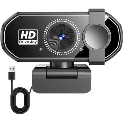 1080P/30fps Webcam mit Objektivabdeckung Mikrofon 120 ° Streaming Kamera, Plu...