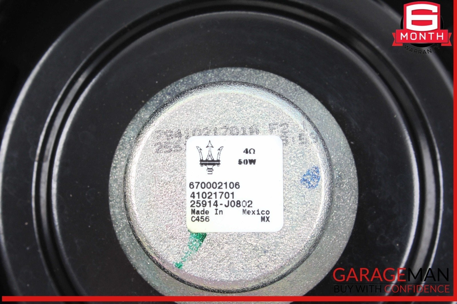 14-17 Maserati Ghibli Front or Rear Right and Left Side Door Audio Sound Speaker
