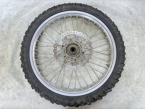 W8) 02-10 YAMAHA YZ 125 250 YZ250F YZ450F EXCEL SILVER 21" FRONT WHEEL RIM & HUB