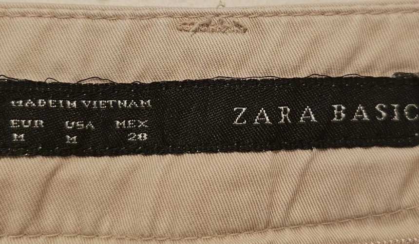 ZARA BASIC Womens Beige Trousers Slacks Panta Corporate Business Size M thumbnail 5