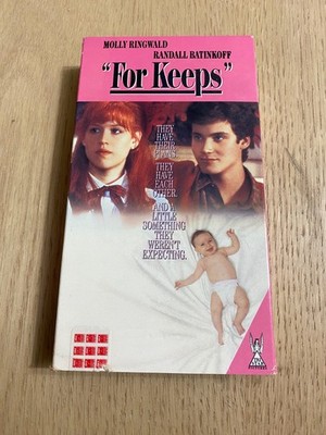 For Keeps (VHS, 1988) Molly Ringwald Randall Batinkoff Original Release Baby Kid