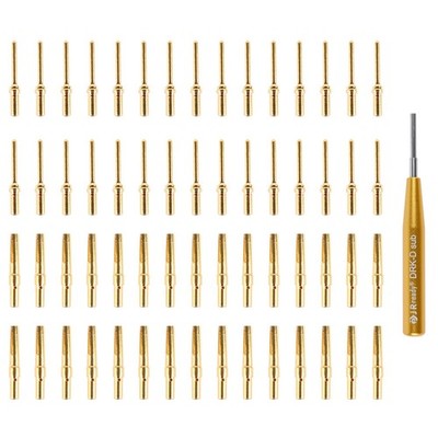 JRready Bundle with 2 Items: D SUB Connector Pins Removal Tool DRK-D 20, Gold