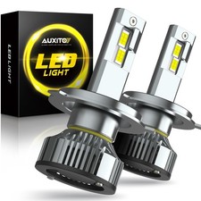 AUXITO H4 Bulbs, 900 Brightness 6500K Cool White, CSP Chips 9003 Fog Lamps R...