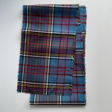 Anderson Modern tartan lightweight  100% Wool fabric 1.05m x 18.5cm
