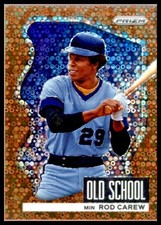 2022 Panini Prizm Old School Bronze Donut Circles #9 Rod Carew Twins/40