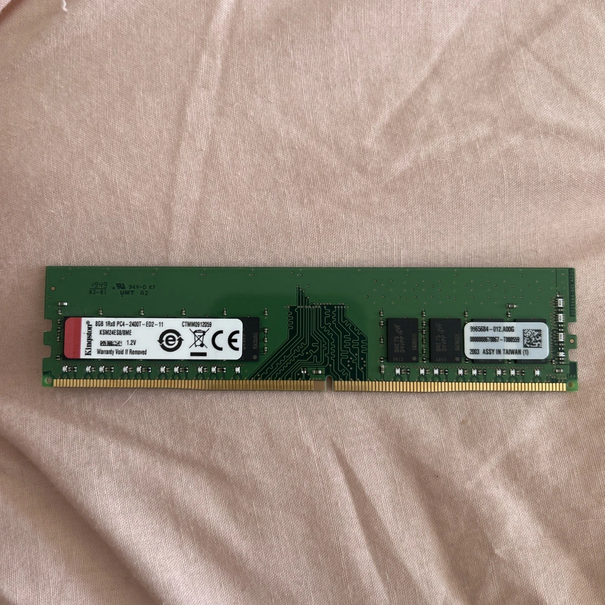 Kingston 32GB (2x16GB) RAM DDR4 PC4-2400T DIMM - Kit Usato In Ottime Condizioni - Foto 4