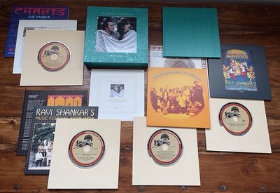 Ravi Shankar + George Harrison : Collaborations : Ltd Num Ed 3CD+DVD Box 2010 NM