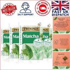 Superblends Super Green Matcha Tea Bags - 80 Count, Low Calorie Wellness Boost