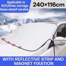 New Heavy Duty Windshield Snow Cover Magnetic Ice Frost Shield For Car Suv Truck