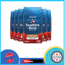 Breakfast Blend Medium Roast Ground Coffee | 12 Ounce (Pack of 6) 11.65 per pound