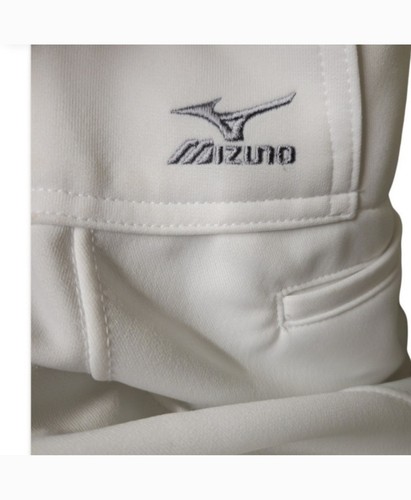 Mizuno White/Navy Piped Short Baseball Pants Sz Adult L - Picture 4 of 5