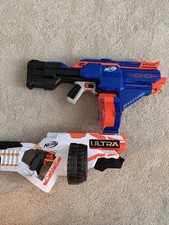 Nerf Gun Motorized Blasters Lot Of 2 WORKING