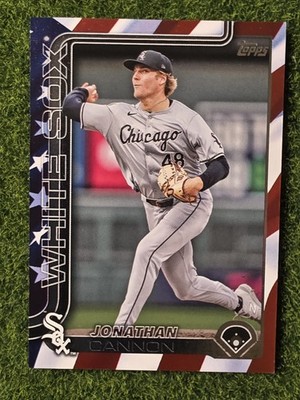 2025 Topps Series 2 #660 JONATHAN CANNON Independence Day #/76
