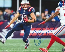 Julian Edelman Autographed Signed New England Patriots 8x10 Photo COA-Hologram