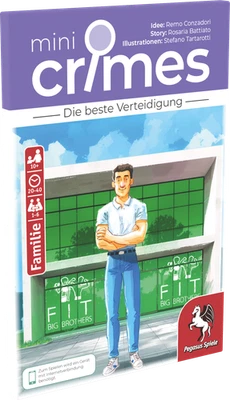 MiniCrimes – Die beste Verteidigung (DE) Brettspiel kooperative Krimispiel - Bild 1 von 2