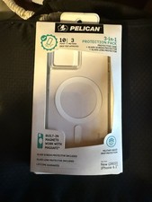 Pelican Protection Pack Clear MagSafe Case  Screen Protector  iPhone 13 New