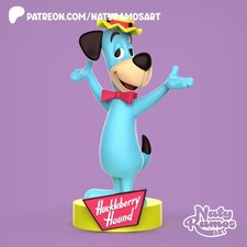 UNPAINTED Huckleberry Hound 3D Printed Model Kit NR