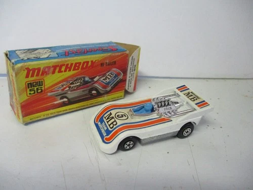 Matchbox Lesney Superfast SF56 Hi Tailer "MB5" labels, unpainted base, boxed