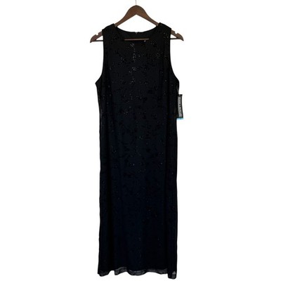 black semi formal maxi dress DR Collection Women's Size Medium Black Maxi Dress Semi Formal