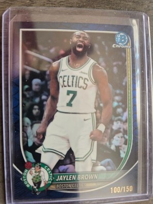 2025-26 Bowman - Chrome Jaylen Brown #BCV-57 Blue Refractor /150
