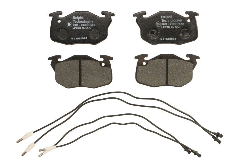 Plaquettes de frein DELPHI LP696 anti-bruit pour votre ZX 1.1 N2