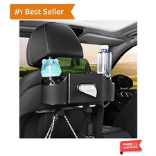 Back Seat Car Organizer,4 in 1 Multifunctional Car Back Seat Storage Box with...