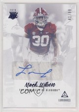 2019 Panini Luminance Rookie Ink Blue 41/99 Mack Wilson #RI-MW Auto 0n8