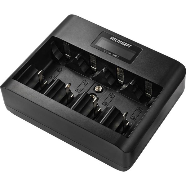 Voltcraft VC-BC-5100 Rundzellen-LadegeräT Nimh, Liion Mignon (Aa), Micro (Aaa),-image