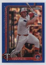 2025 Topps Chrome Logofractor Edition Blue Refractor 53/150 Ty France #228 bc8