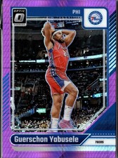 2024-25 Donruss Optic #168 Guerschon Yabusele Hyper Pink