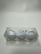 VTG Spalding Golf Balls Set Of 3 Beverly Hills Rodeo Drive California Special
