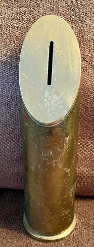 1944 WWII WW2 40 MM BRASS Bofors Artillery Shell Casing Coin bank | eBay