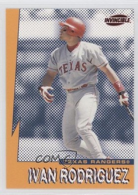 1999 Pacific Invincible Seismic Force Ivan Rodriguez (Action) #20 HOF 1s7