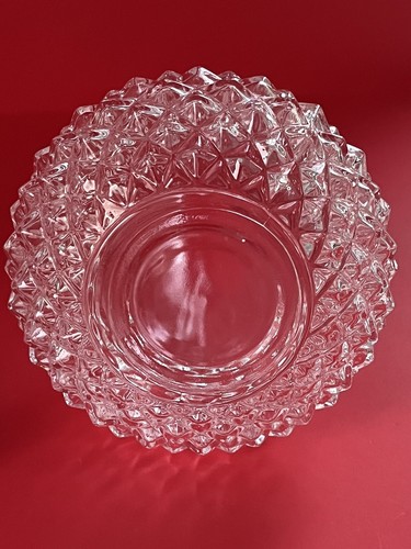 10,5" Kristall Bleiglas Diamant Spitze Dekanter & Stopfen Barware A01275 - Bild 6 von 7