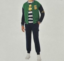 Member's Mark Boys 3 Piece Jacket Set Size Large 10-12 Green Varsity