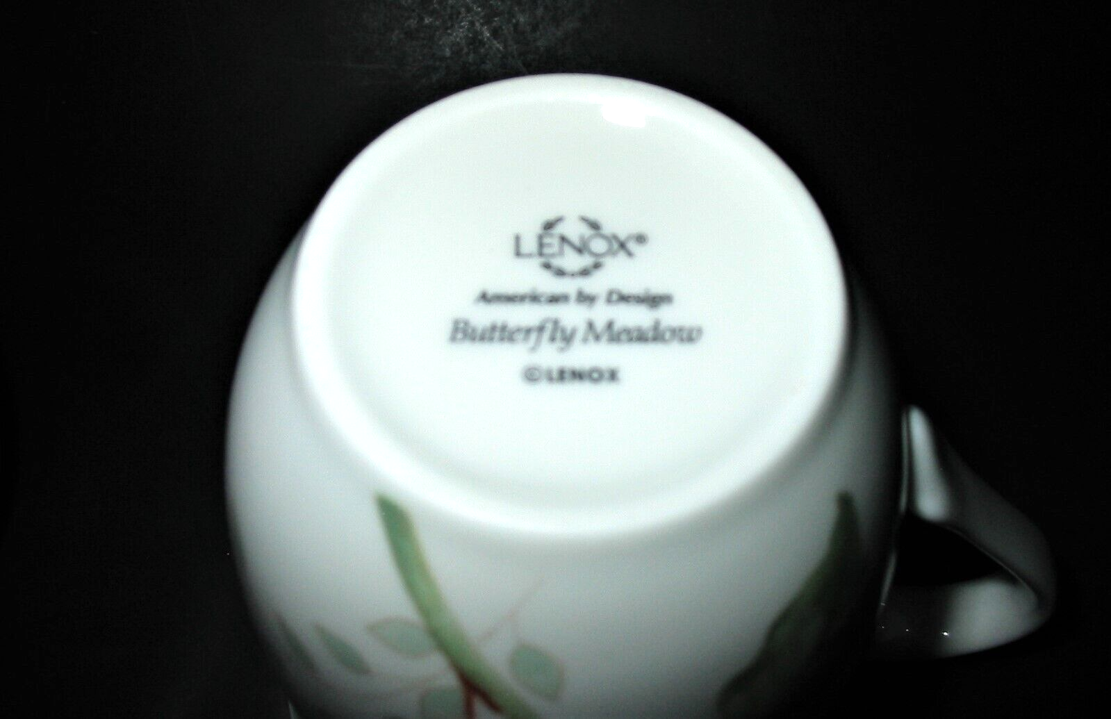 Lenox Butterfly Meadow Christmas Coffee Mug Cup Set of 2 Poinsettia New eBay