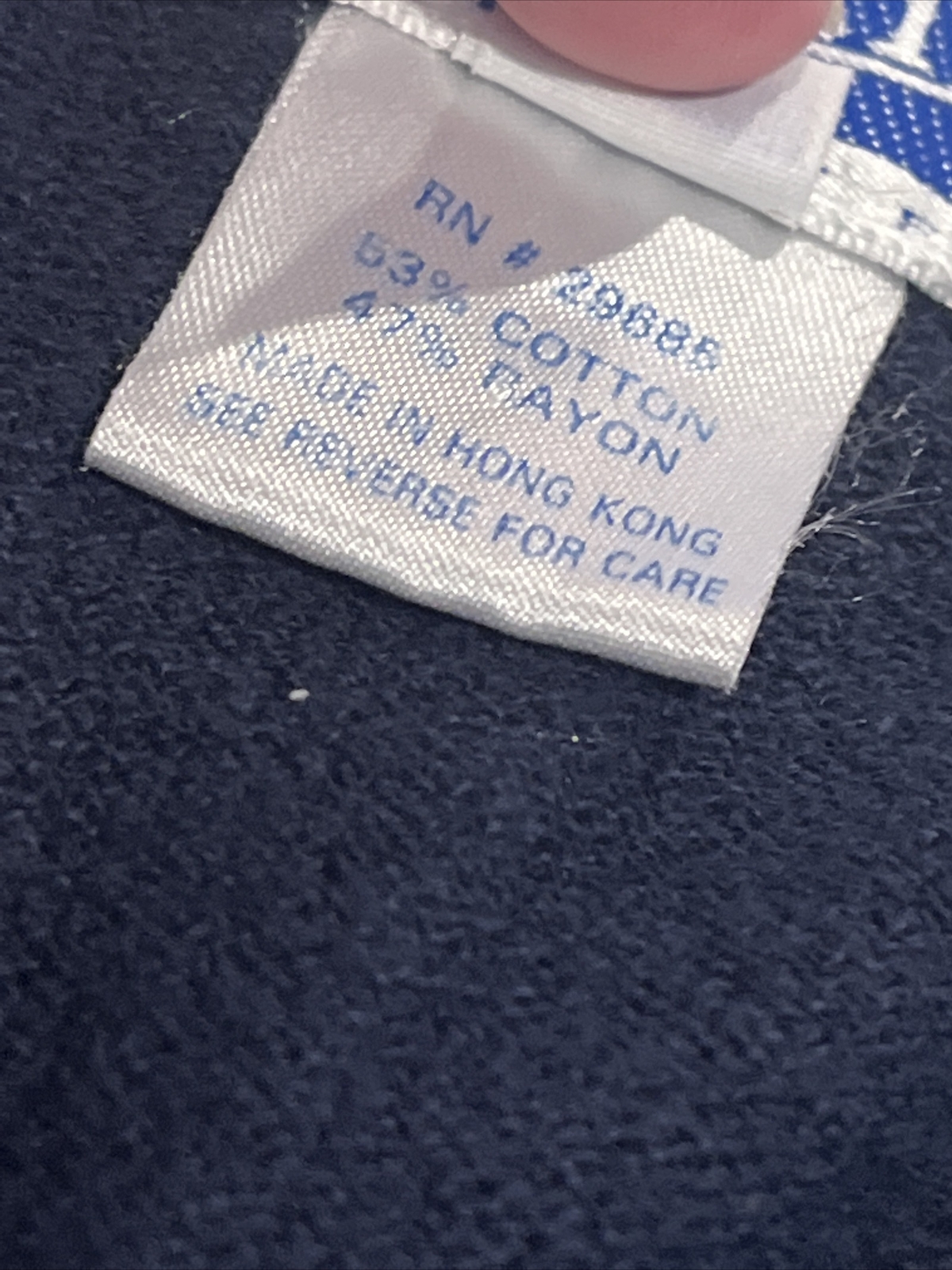 Vtg Pendleton Petite Button Down Navy Blue Sweate… - image 6