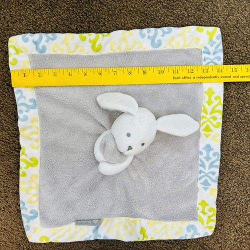 Blankets & Beyond Lovey Baby Security Soft Mini Blanket Bunny Rabbit Nursery - Picture 4 of 7